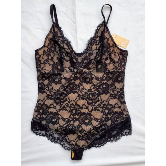 NWT Popilush Shapewear Firm Control Smoothing Full Lace Thong Bodysuit Size XXL - Picture 2 of 10